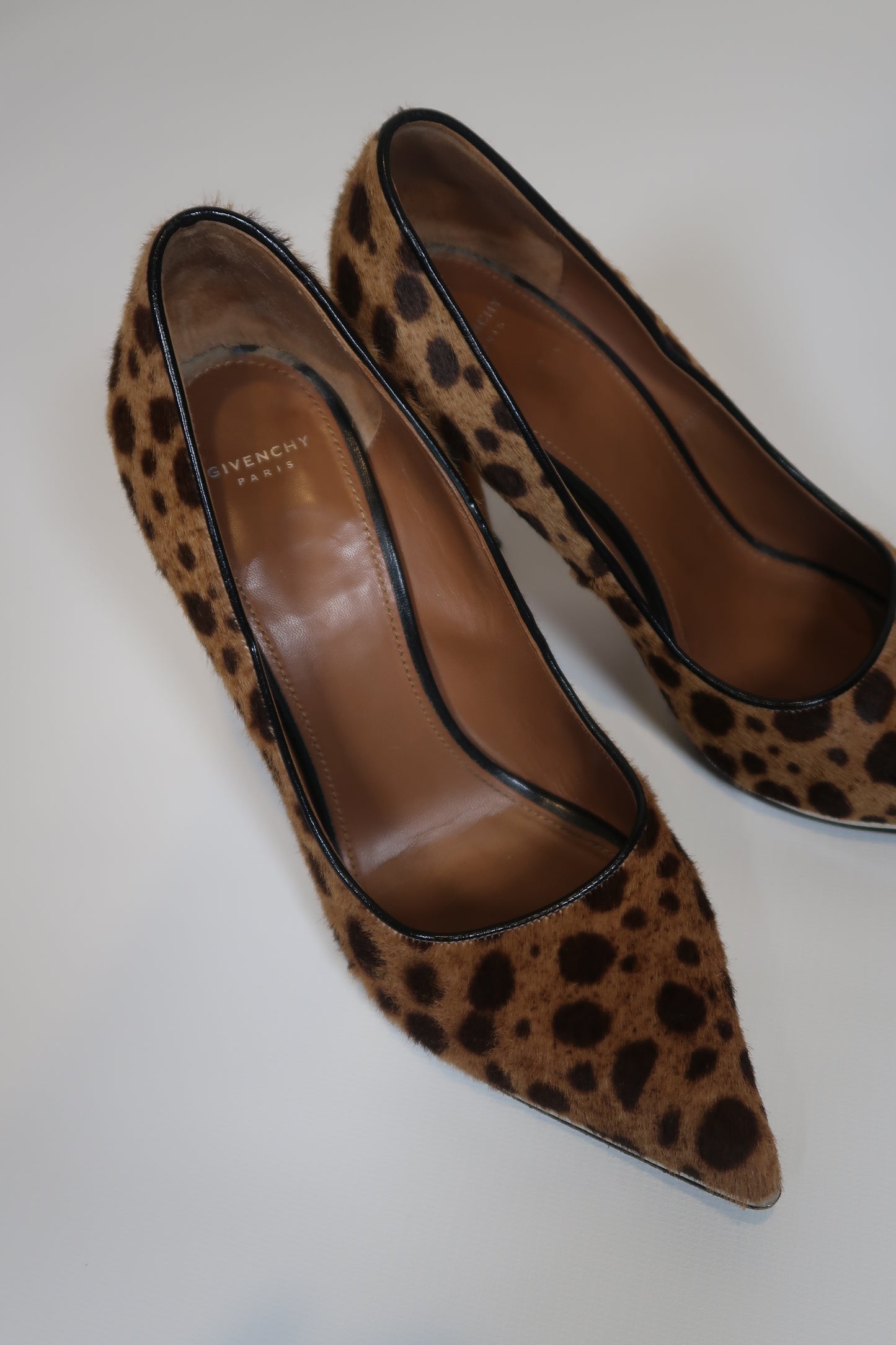 Givenchy Ponyhair Animal Print Pumps