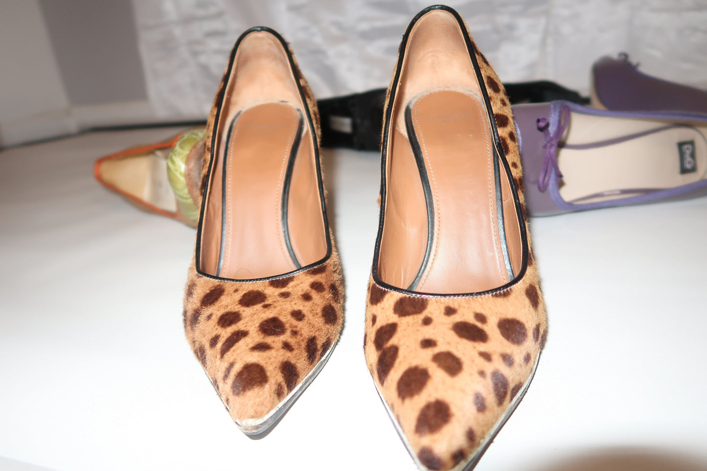 Givenchy Ponyhair Animal Print Pumps