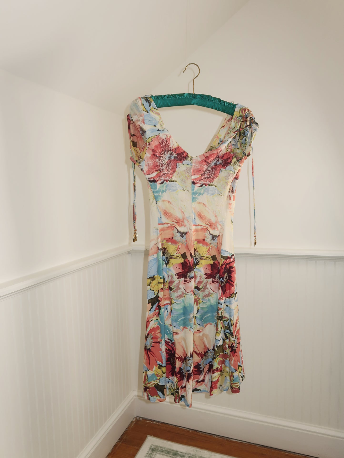 S/S 2003 Roberto Cavalli Floral Charm Dress