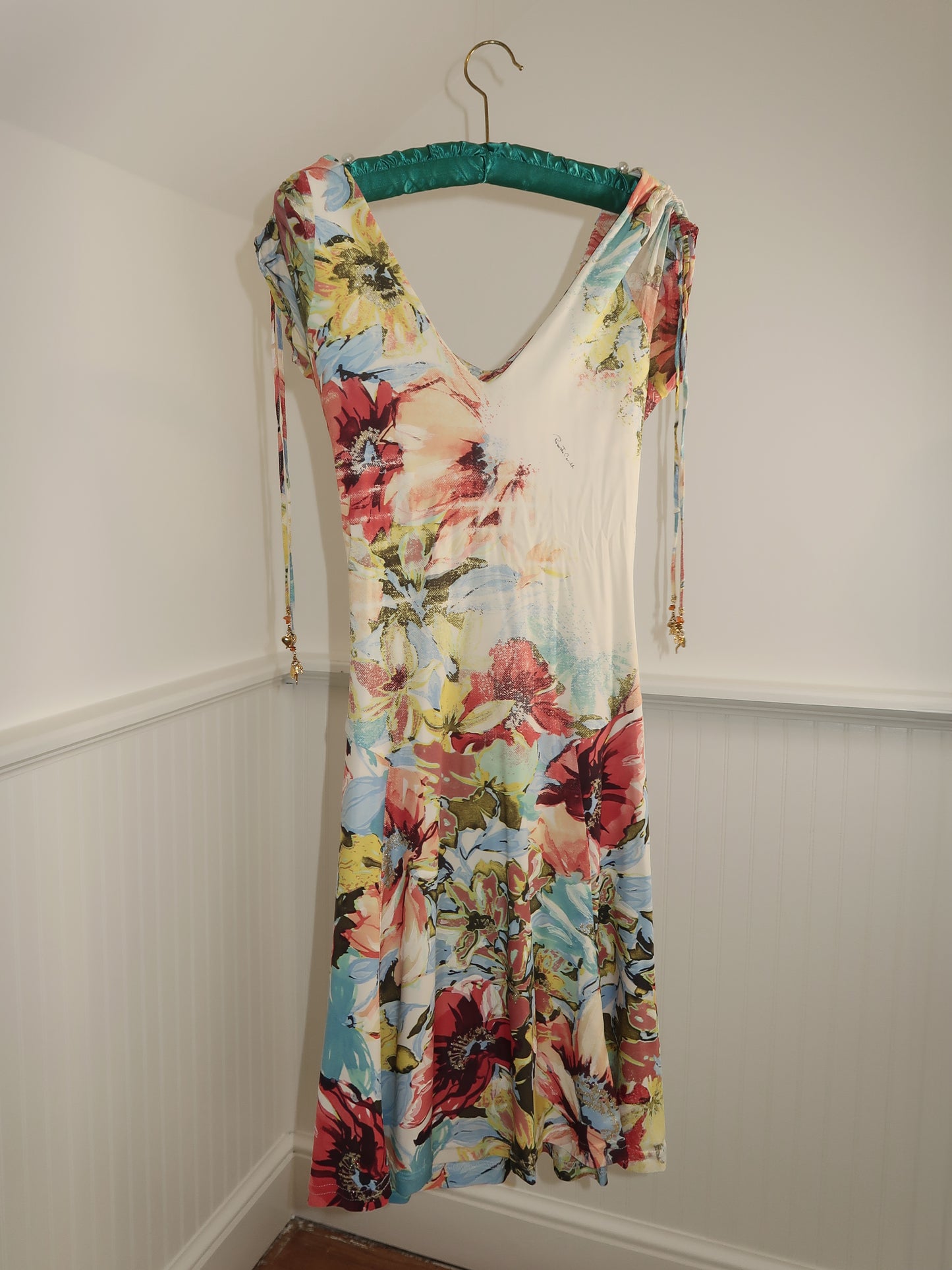 S/S 2003 Roberto Cavalli Floral Charm Dress