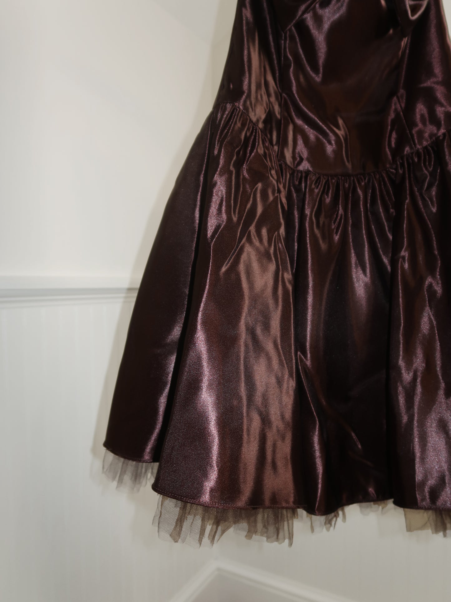 Jessica Mcclintock For Gunne Sax Strapless A Line Dress