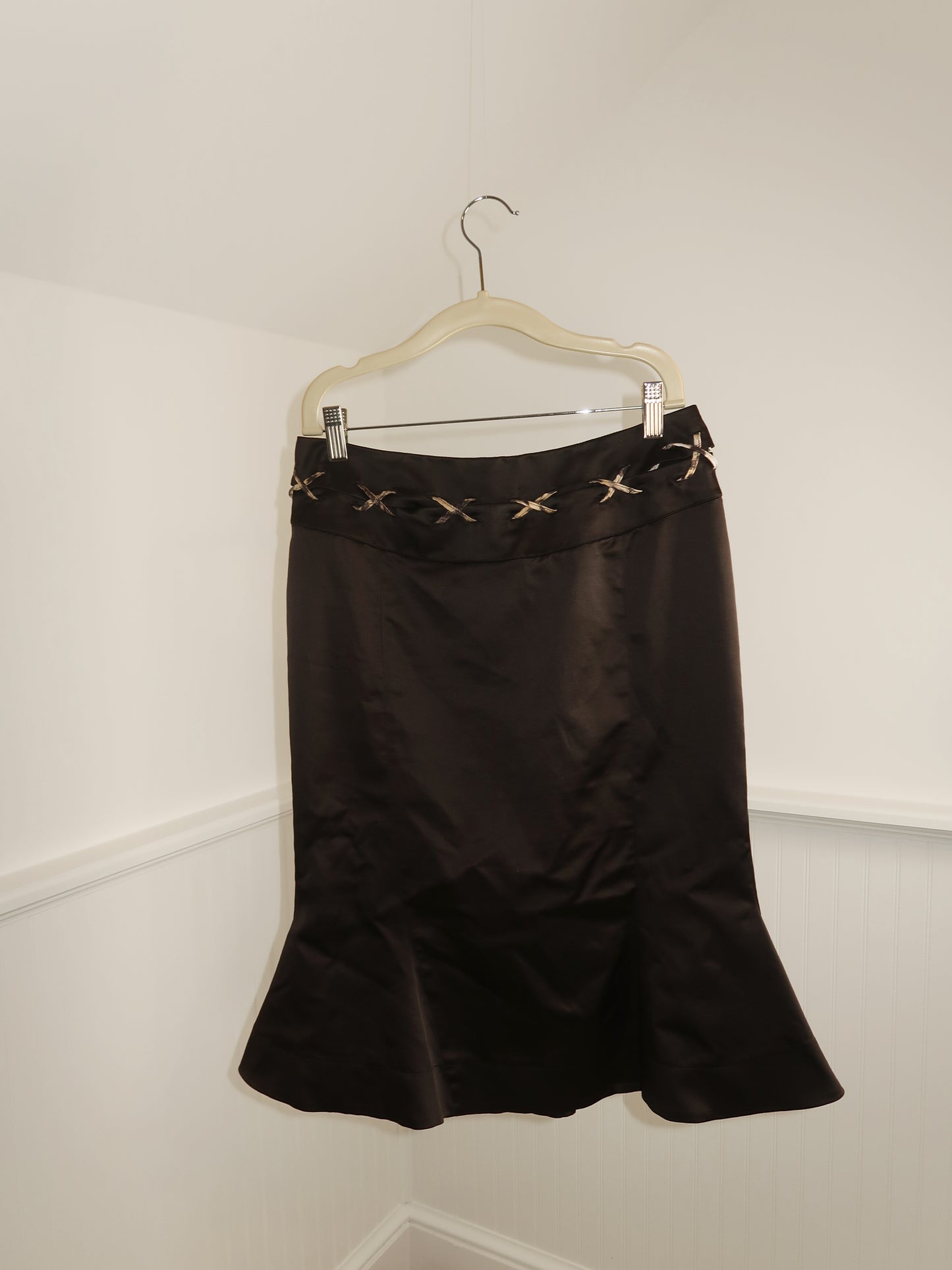 Vtg. Roberto Cavalli Knee-Length Skirt
