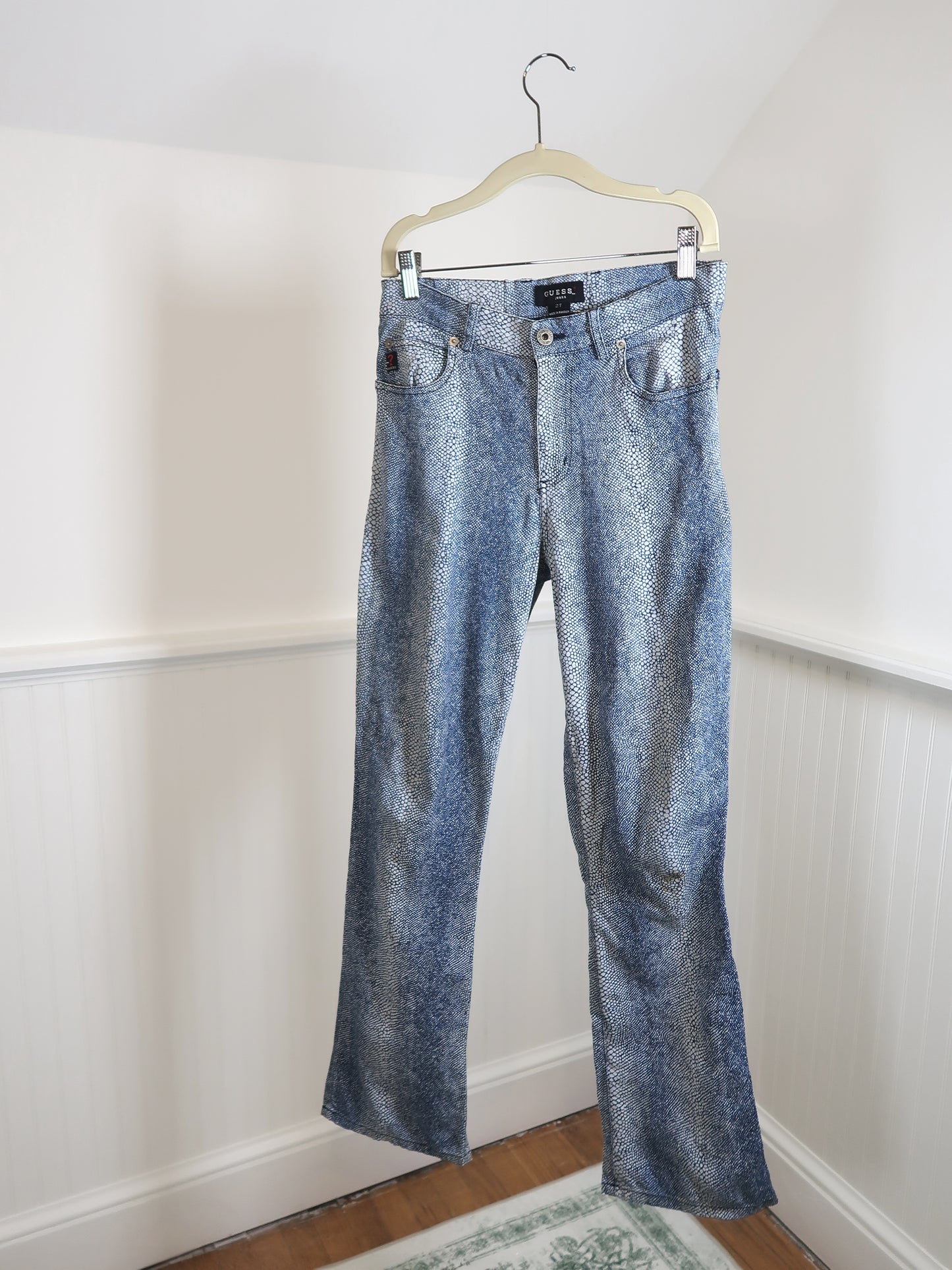 Vtg. Snakeskin GUESS Print Pants