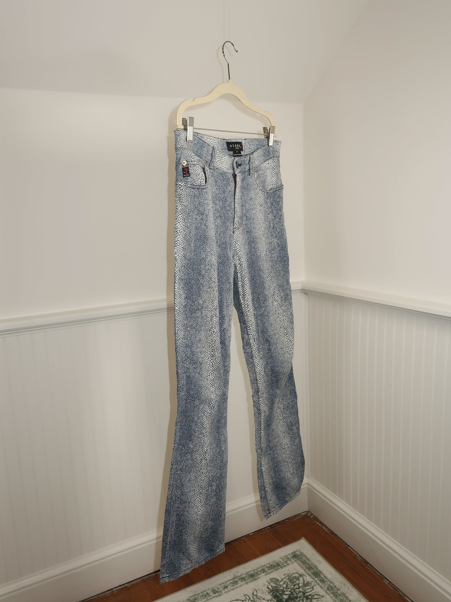 Vtg. Snakeskin GUESS Print Pants