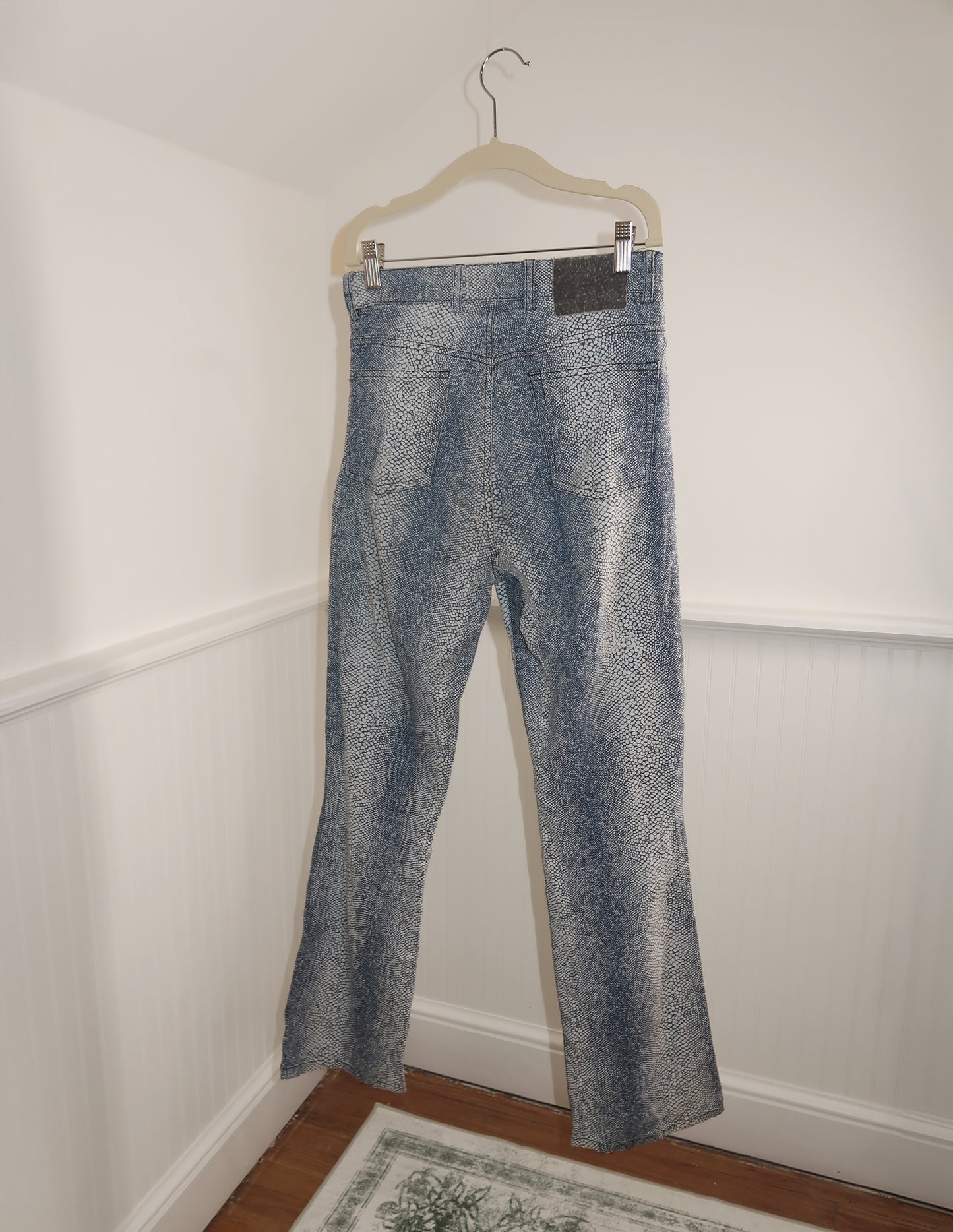Vtg. Snakeskin GUESS Print Pants