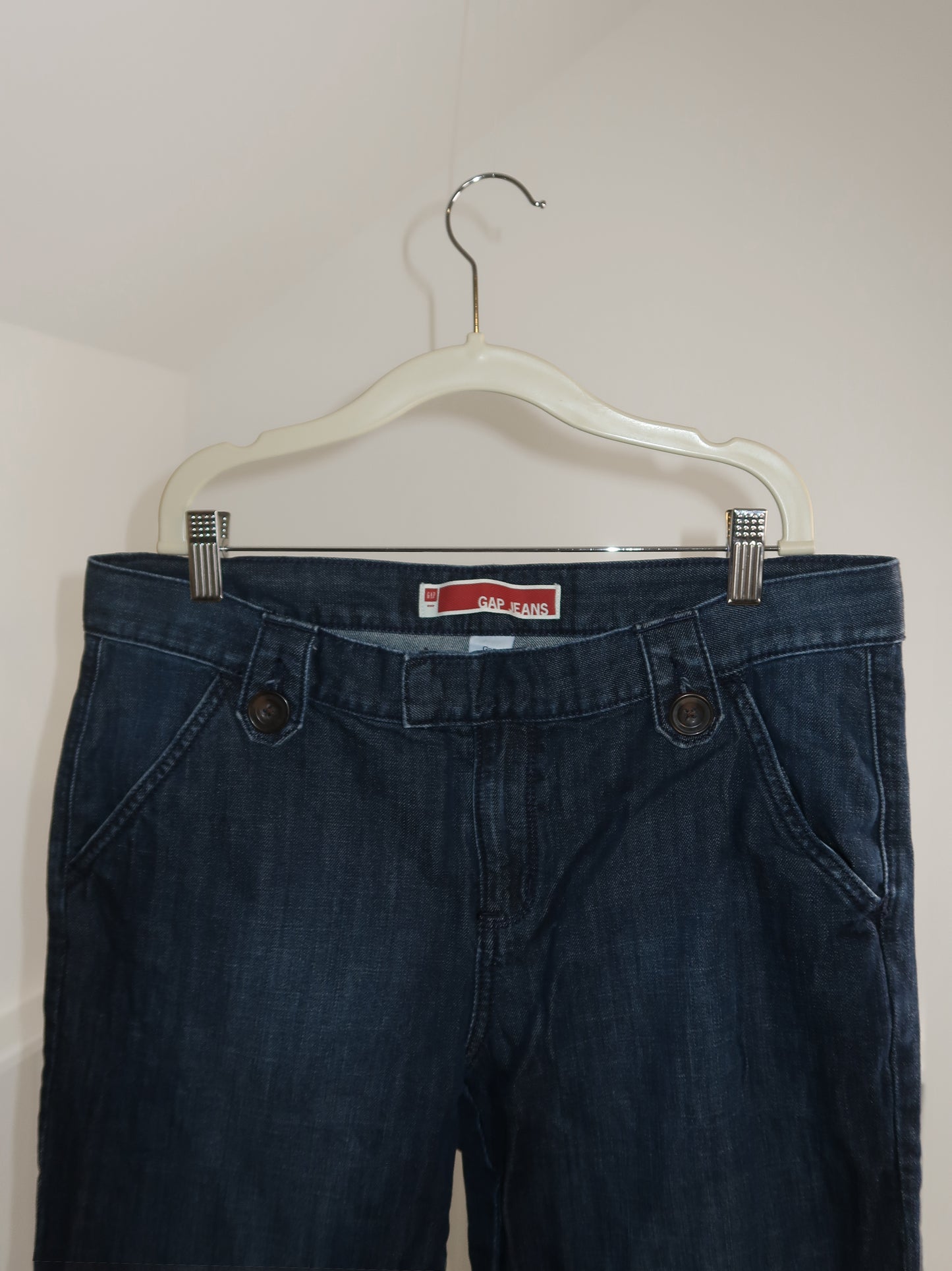 Vtg. Women's Low Rise Boot Cut Dark Denim