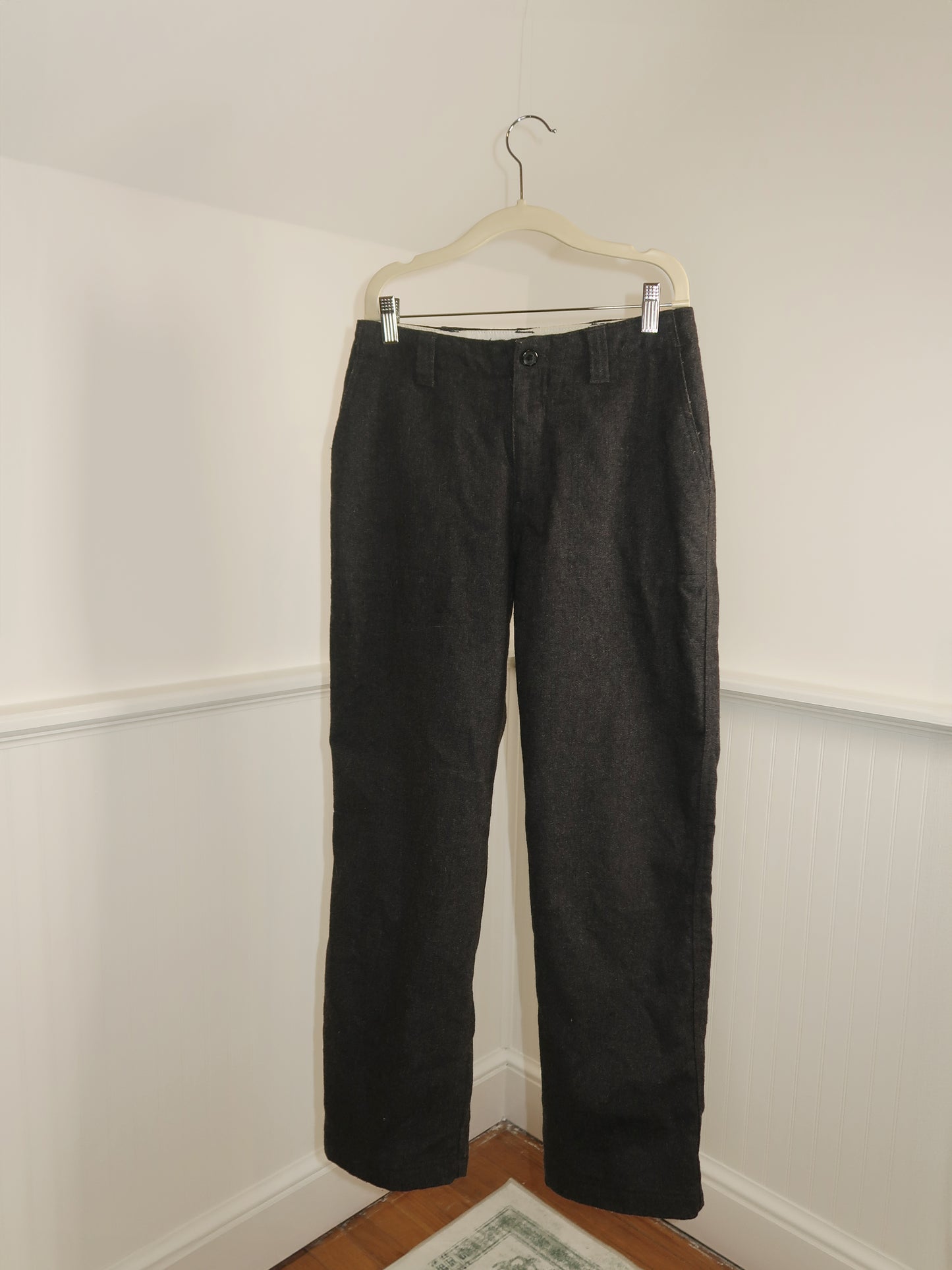 Vtg. Chino Wool Straight-Leg Pant