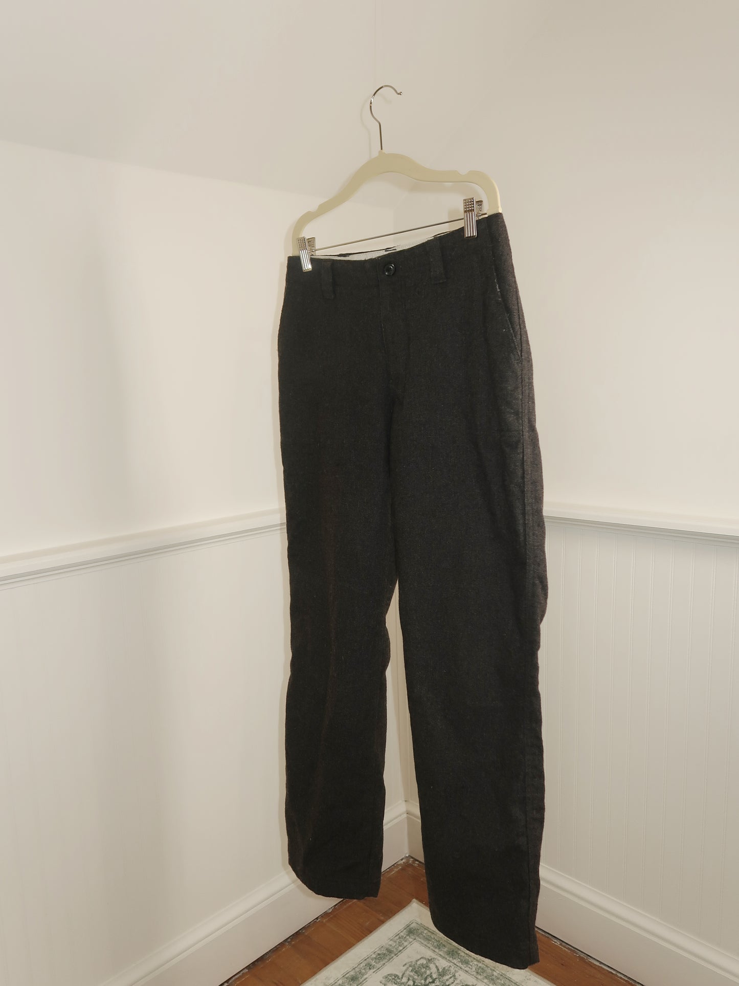 Vtg. Chino Wool Straight-Leg Pant