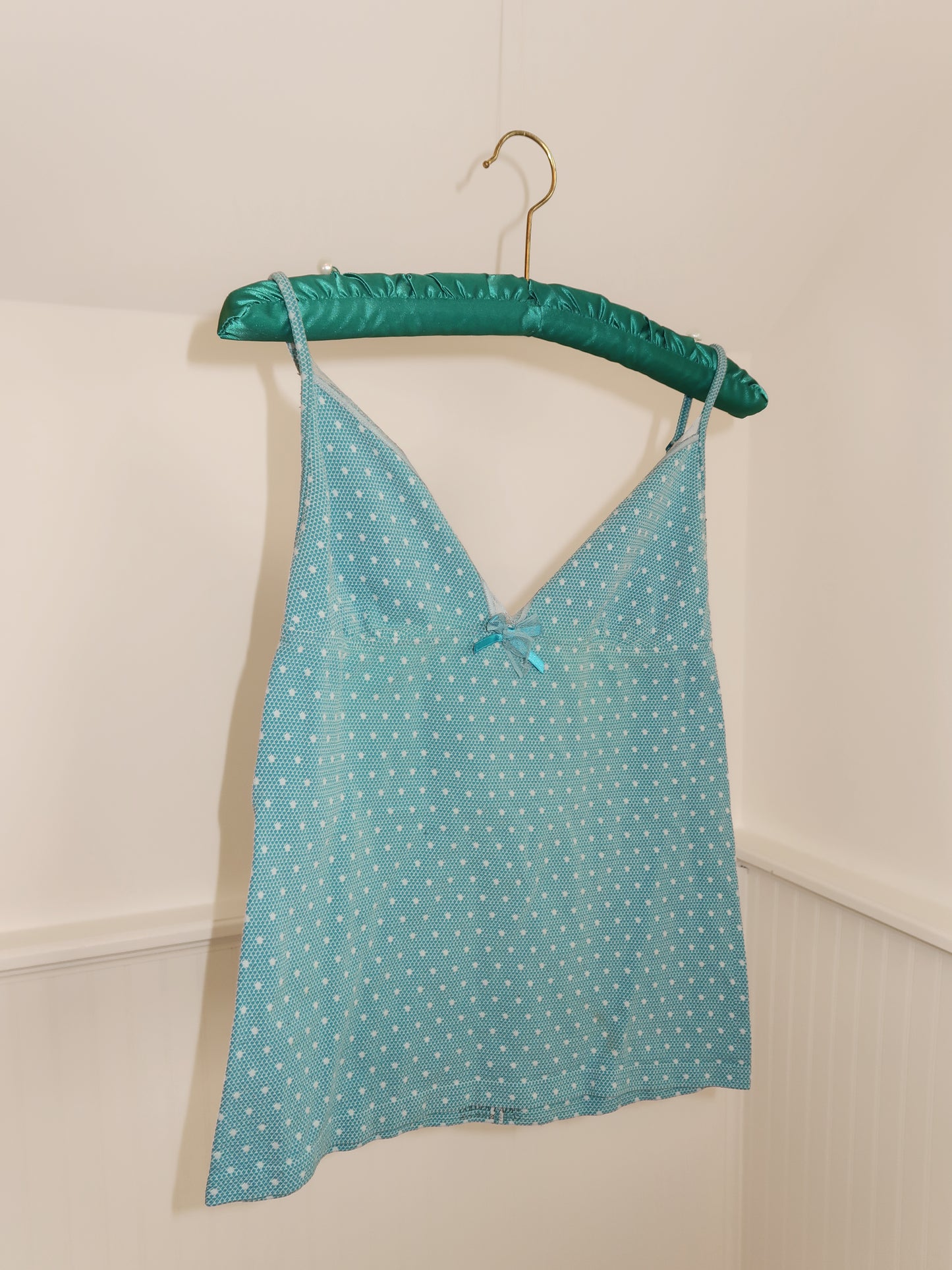 Blue Polka Dot Tank