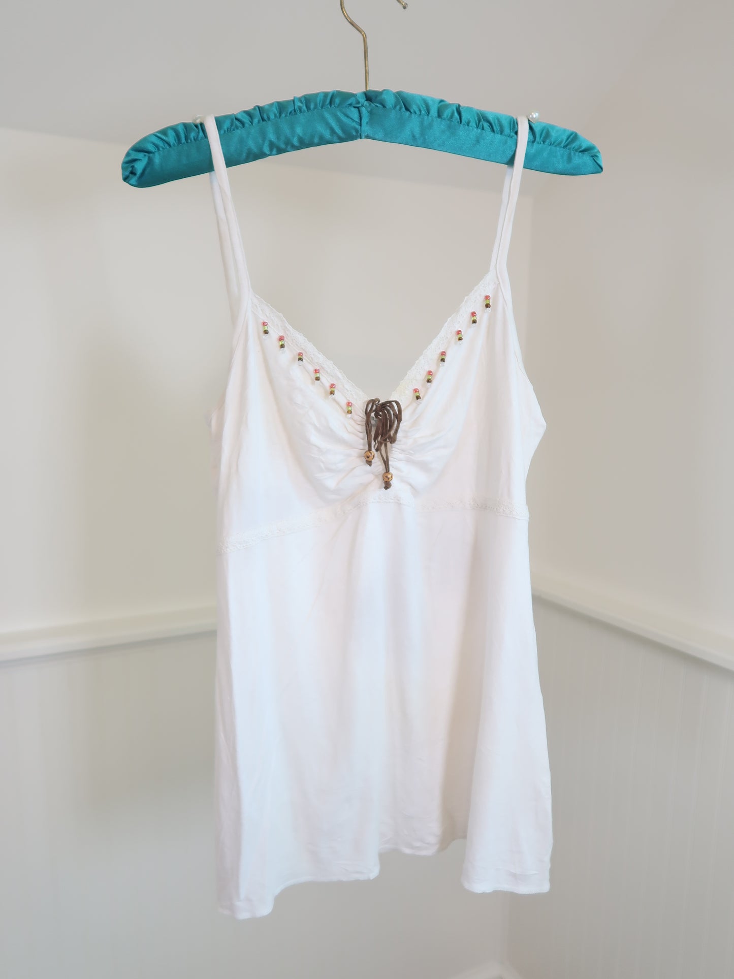 Boho White Tank